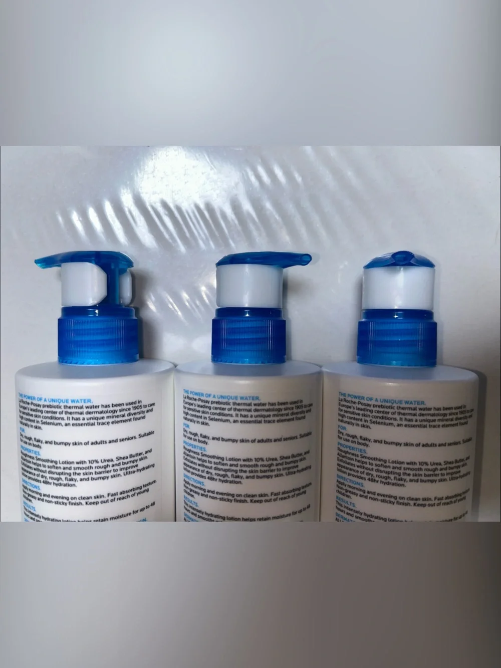 3x La Roche-Posay Lipikar Urea 10% Roughness Smoothing Lotion